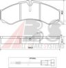 RENAU 5001844747 Brake Pad Set, disc brake